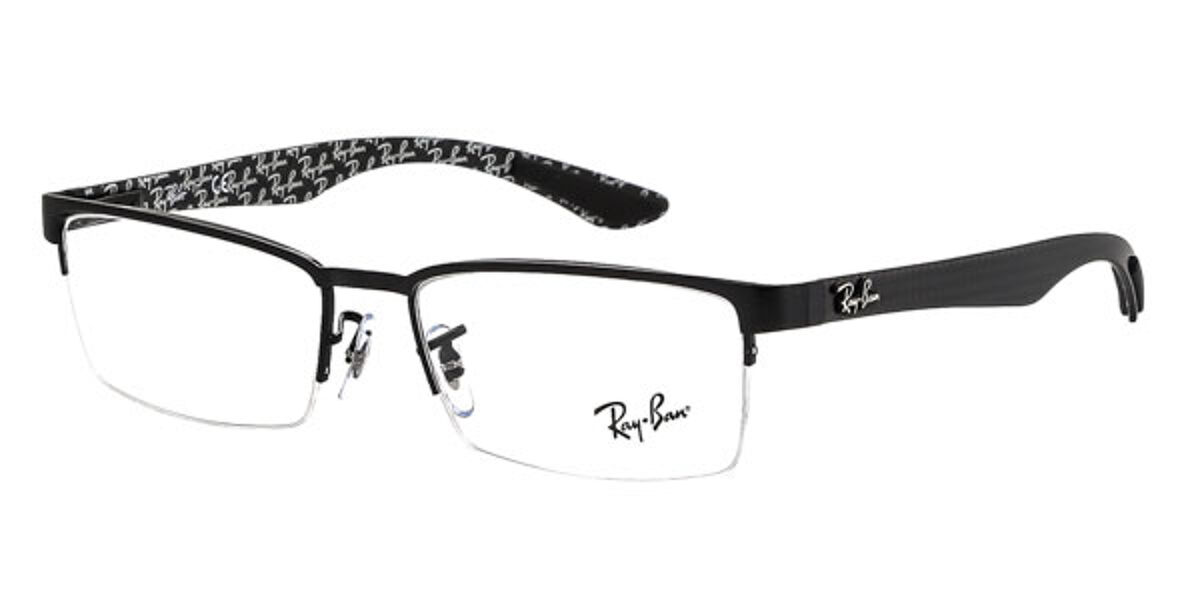 RayBan Tech RX8412 Carbon Fibre 2509 Glasses Black SmartBuyGlasses