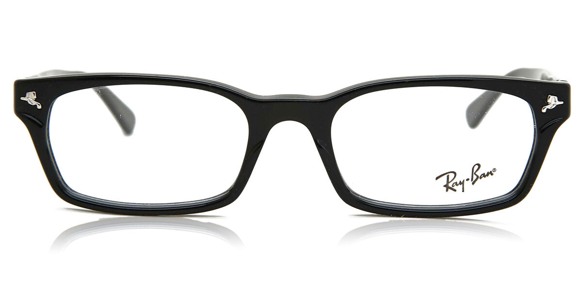 Photos - Glasses & Contact Lenses Ray-Ban RX5017A Asian Fit 2000 Men's Eyeglasses Black Size 52 (Fra 