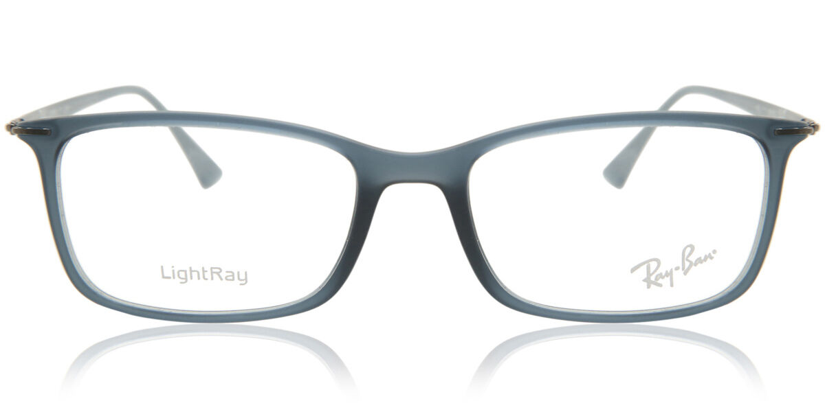 welvaart Bevestiging veelbelovend Ray-Ban Tech RX7031 Light Ray 5400 Glasses Demi Gloss Dark Blue |  SmartBuyGlasses UK