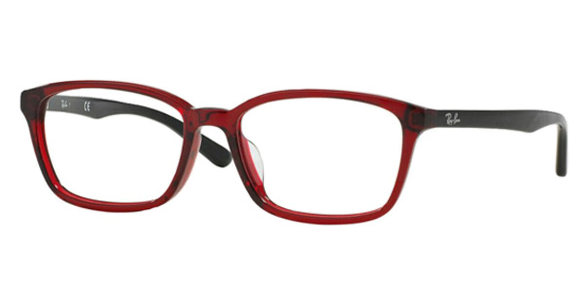 Ray-Ban RX5327D Highstreet Asian Fit 5461 Glasses Transparent Red |  SmartBuyGlasses Ireland