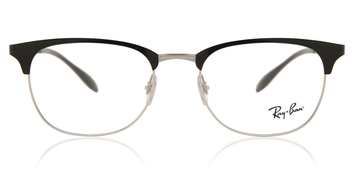 Photos - Glasses & Contact Lenses Ray-Ban RX6346 Highstreet 2861 Men's Eyeglasses Black Size 52 (Fra 