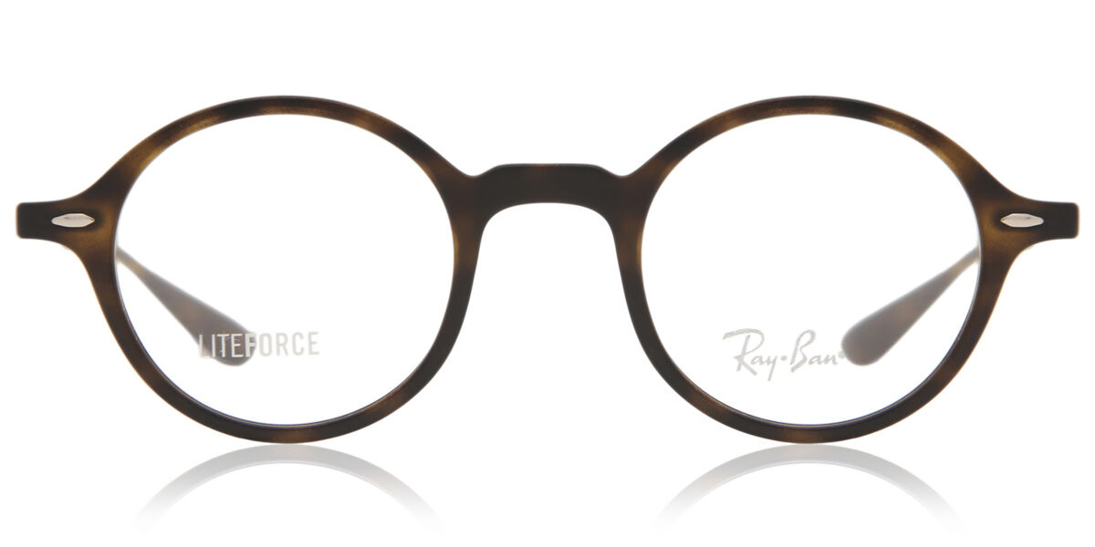 Vanære nakke emne Ray-Ban Tech RX7069 Round LiteForce 5200 Eyeglasses in Tortoiseshell |  SmartBuyGlasses USA
