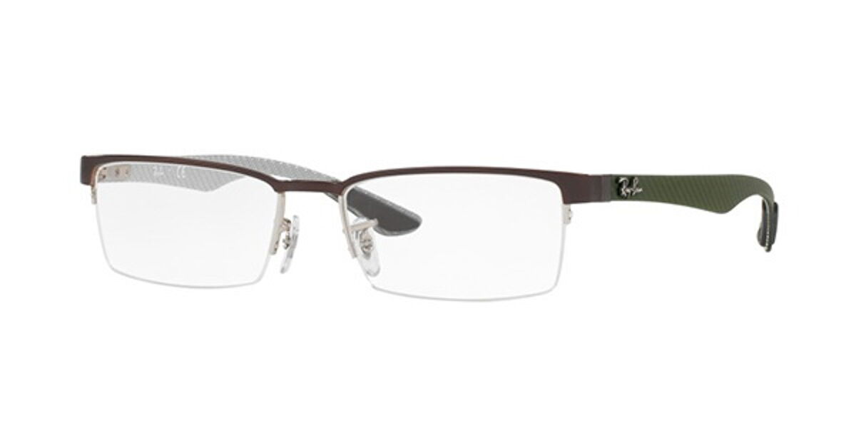 Ray-Ban Tech RX8412 Carbon Fibre 2892 Glasses Silver | SmartBuyGlasses UK