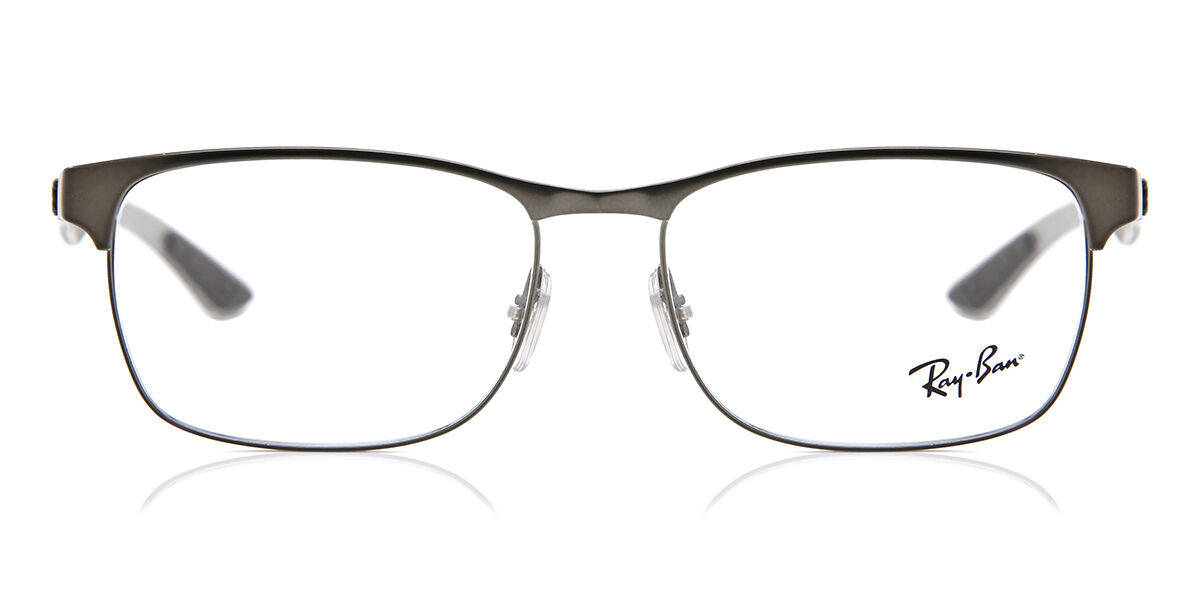 Photos - Glasses & Contact Lenses Ray-Ban RX8416 2620 Men's Eyeglasses Grey Size 53  - B (Frame Only)