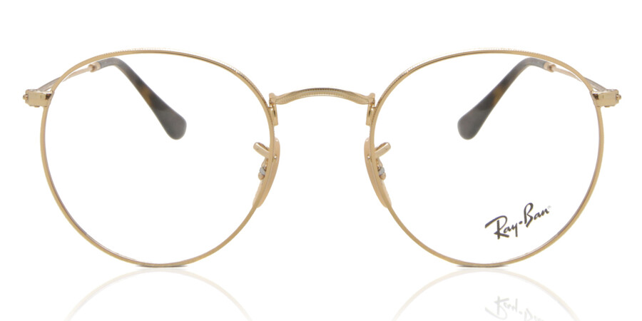 bladerdeeg Ontslag nemen bloem Ray-Ban RX3447V Round Metal 2500 Eyeglasses in Gold | SmartBuyGlasses USA