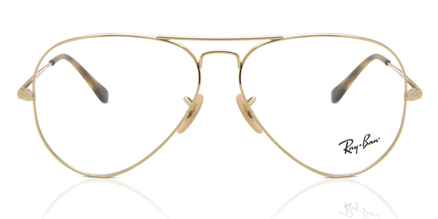 Ray-Ban RX6489 2500 Eyeglasses in Gold | SmartBuyGlasses USA