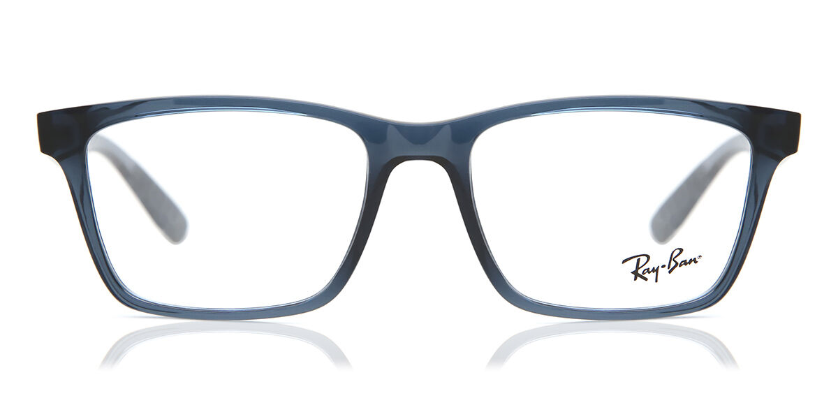 Photos - Glasses & Contact Lenses Ray-Ban RX7025 5719 Men's Eyeglasses Blue Size 53  - B (Frame Only)
