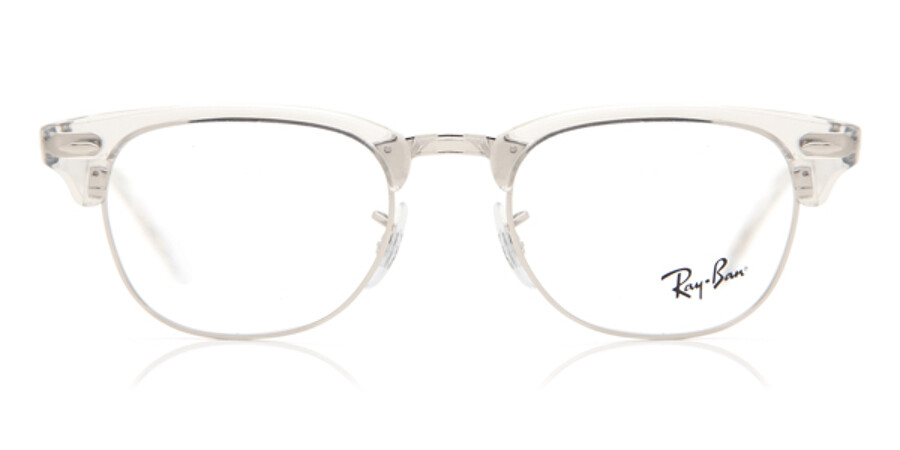 Ray-Ban RX5154 Clubmaster 2001 Eyeglasses in Transparent White |  SmartBuyGlasses Malaysia