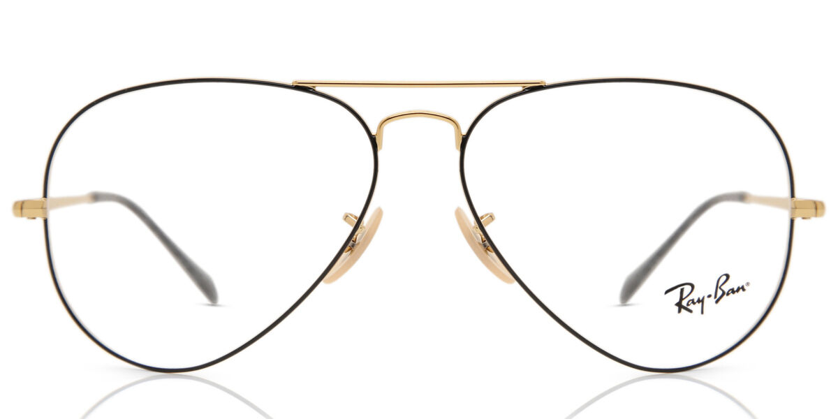 Photos - Glasses & Contact Lenses Ray-Ban RX6489 2946 Men's Eyeglasses Gold Size 58  - B (Frame Only)