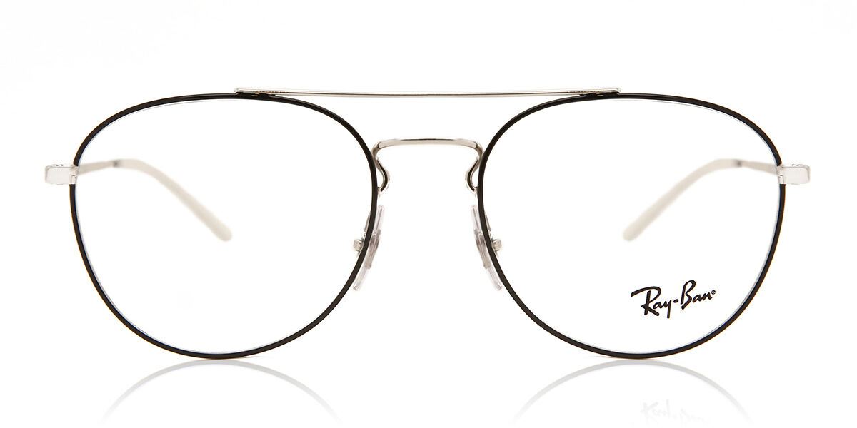 Ray-Ban RX6414 2983 Glasses Silver Top Black | SmartBuyGlasses Hong Kong