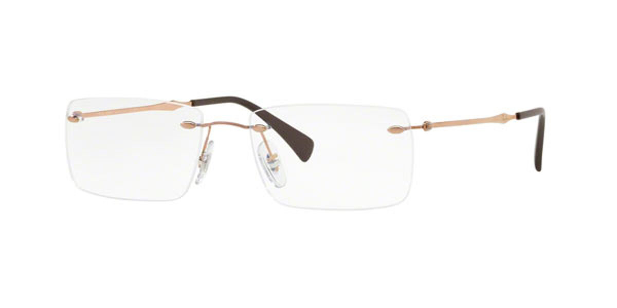 Ray-Ban RX8755 1131 Glasses Shiny Light Brown | VisionDirect Australia