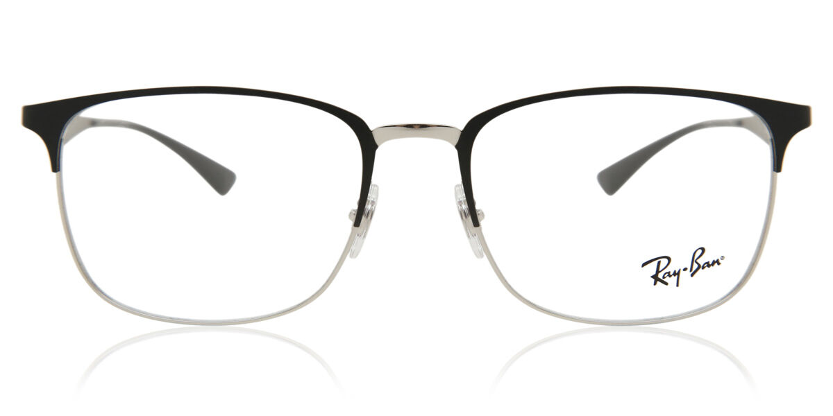 Ray Ban RX6421 Eyeglasses 2997 Silver On Top Matte Black