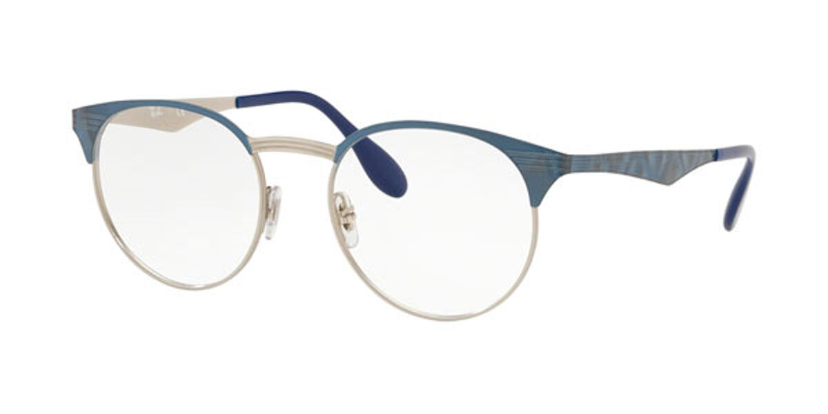 Ray-Ban RX6406 3025 Eyeglasses in Silver On Top Blue Move ...