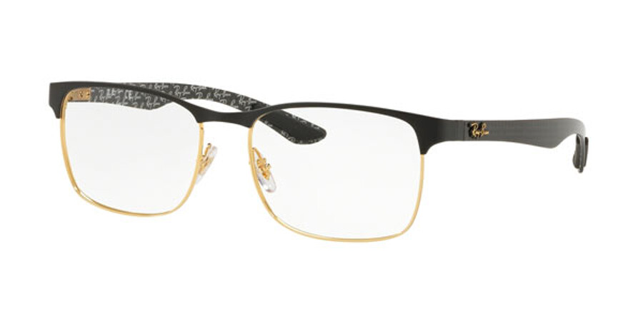 Ray-Ban RX8416 3014 Glasses Matte Black/Gold | SmartBuyGlasses UK