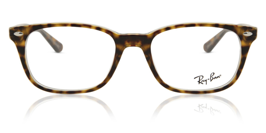 Ray-Ban RX5375 5082 Glasses Top Havana On Transparent | SmartBuyGlasses UK