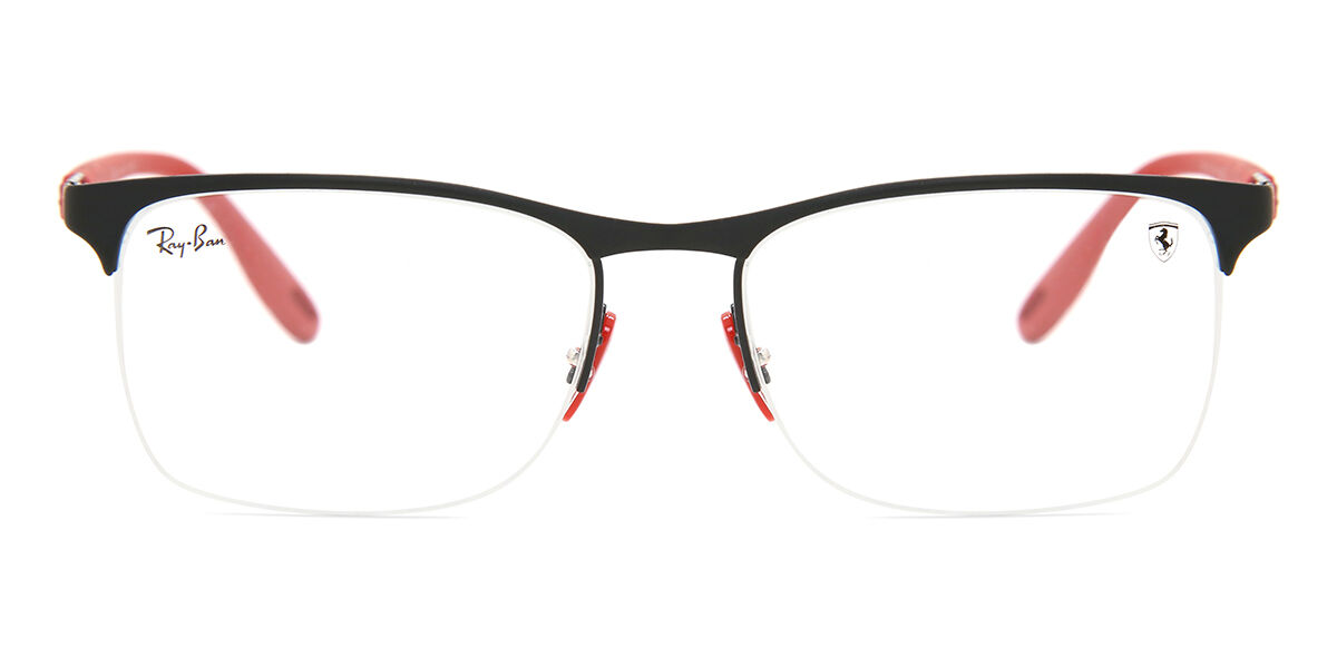 Photos - Glasses & Contact Lenses Ray-Ban RX8416M Ferrari F041 Men's Eyeglasses Black Size 54 (Frame 