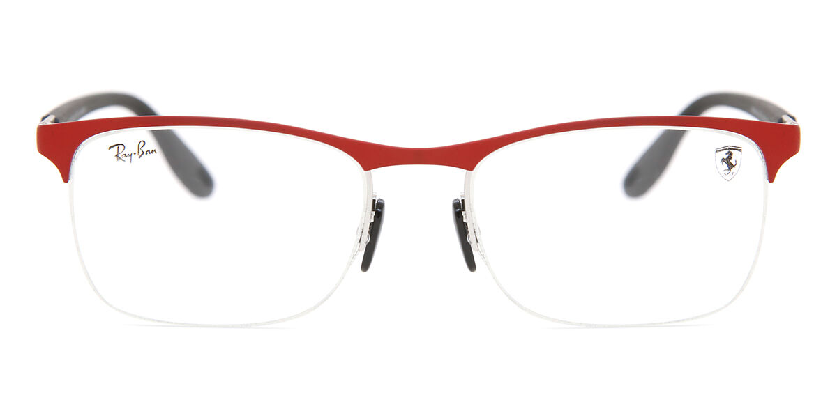 Photos - Glasses & Contact Lenses Ray-Ban RX8416M Ferrari F045 Men's Eyeglasses Red Size 54 (Frame O 