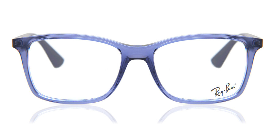 Ray-Ban RX7047 Active Lifestyle 5995 Eyeglasses in Transparent Blue |  SmartBuyGlasses USA