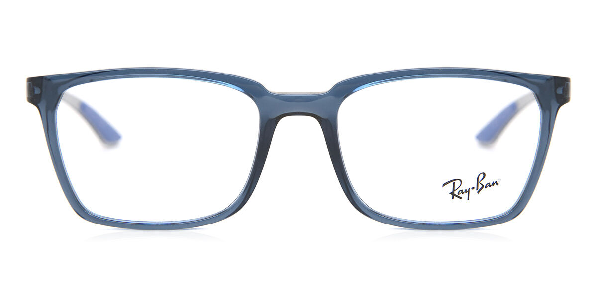 Photos - Glasses & Contact Lenses Ray-Ban RX8906 8060 Men's Eyeglasses Blue Size 54  - B (Frame Only)