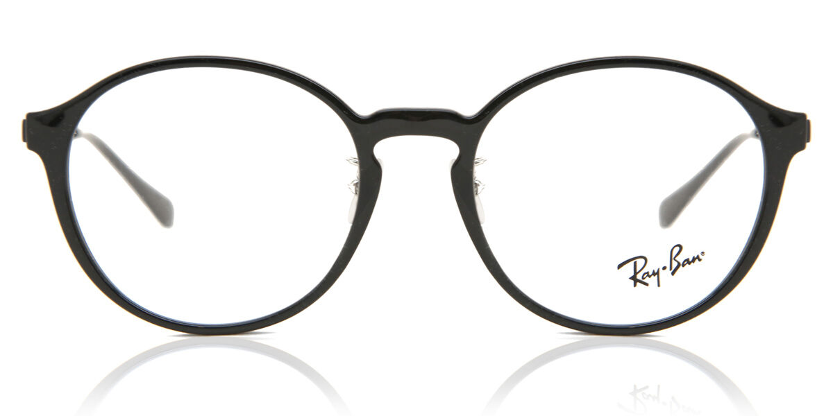 Ray-Ban RX7178D Asian Fit 5725 Glasses Shiny Black | SmartBuyGlasses UK