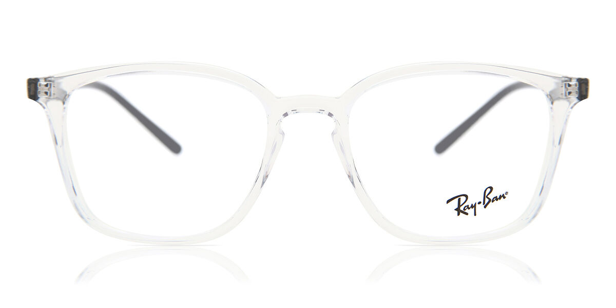 Ray-Ban RX7185 5943 Eyeglasses in Transparent Crystal | SmartBuyGlasses USA