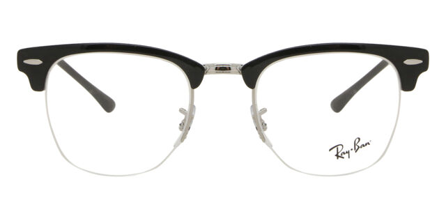 Ray-Ban RX3716VM Clubmaster Metal 2861 Black Silver  display picture 2