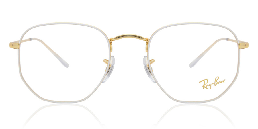 Ray-Ban RX6448 3104 Glasses White Gold | SmartBuyGlasses UK
