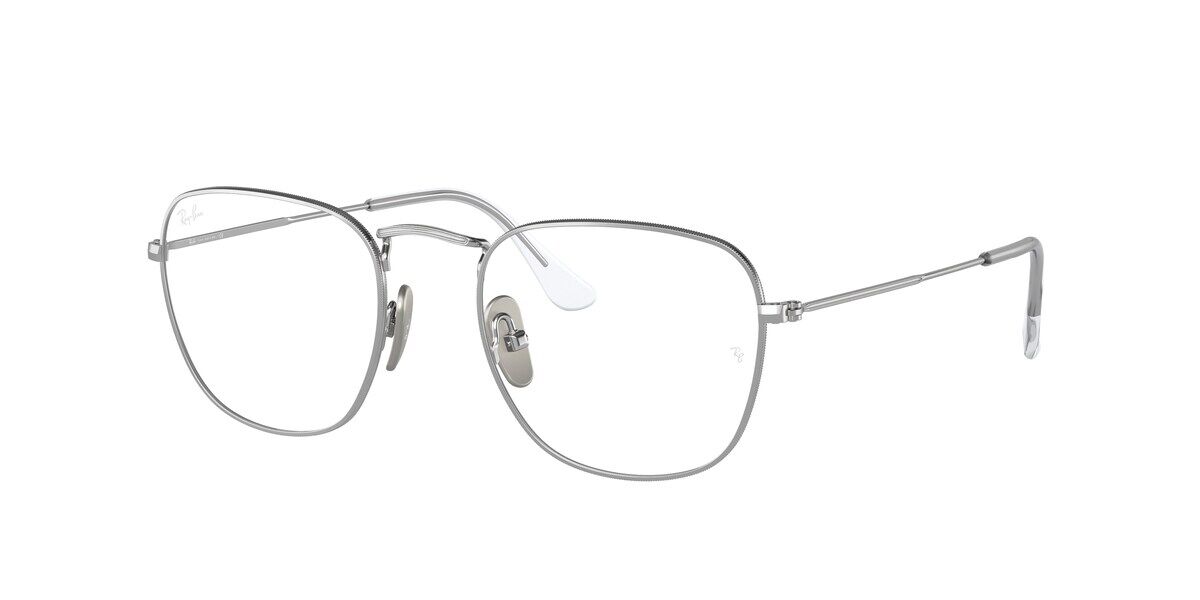 Photos - Glasses & Contact Lenses Ray-Ban RX8157V Frank 1224 Men's Eyeglasses Silver Size 51 (Frame 