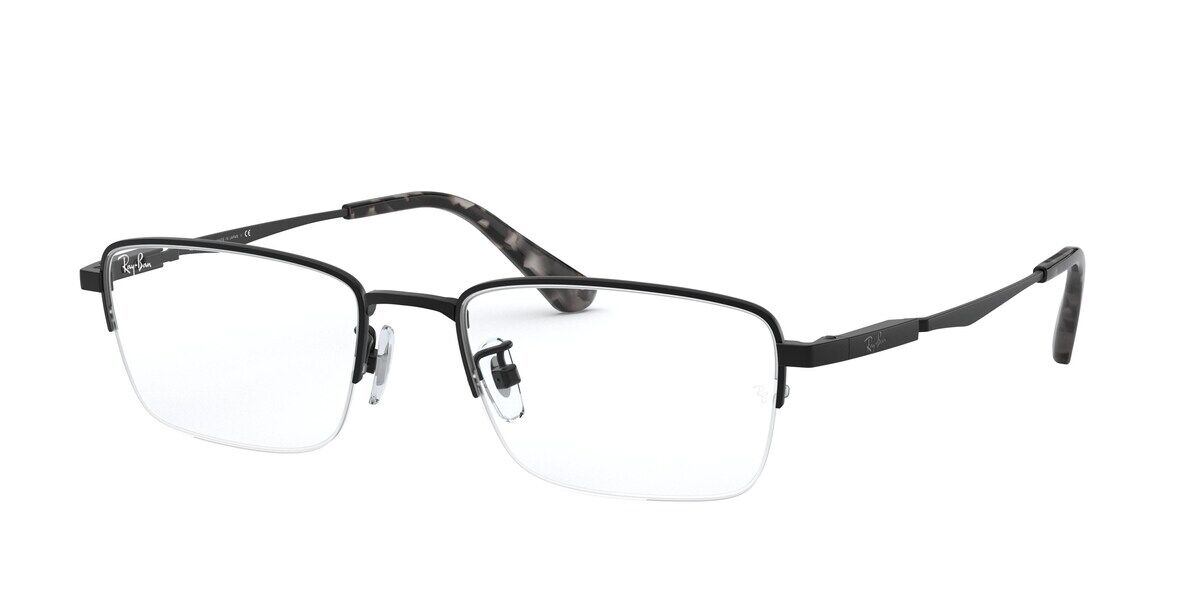 Ray-Ban RX8763D Asian Fit 1210 Eyeglasses in Glossy Black ...