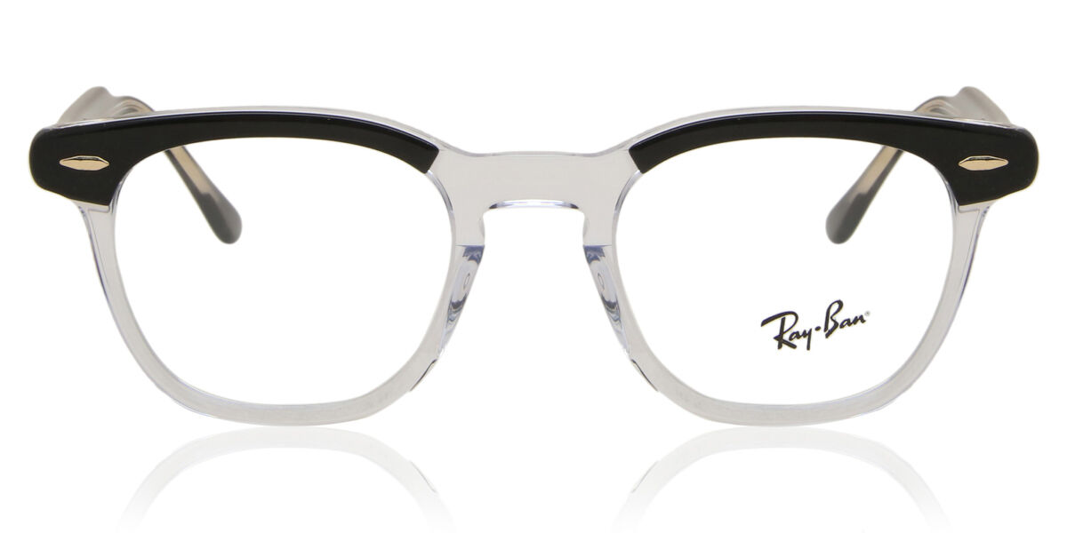 Ray-Ban RX5398 Hawkeye 2034 Eyeglasses in Black Clear | SmartBuyGlasses USA