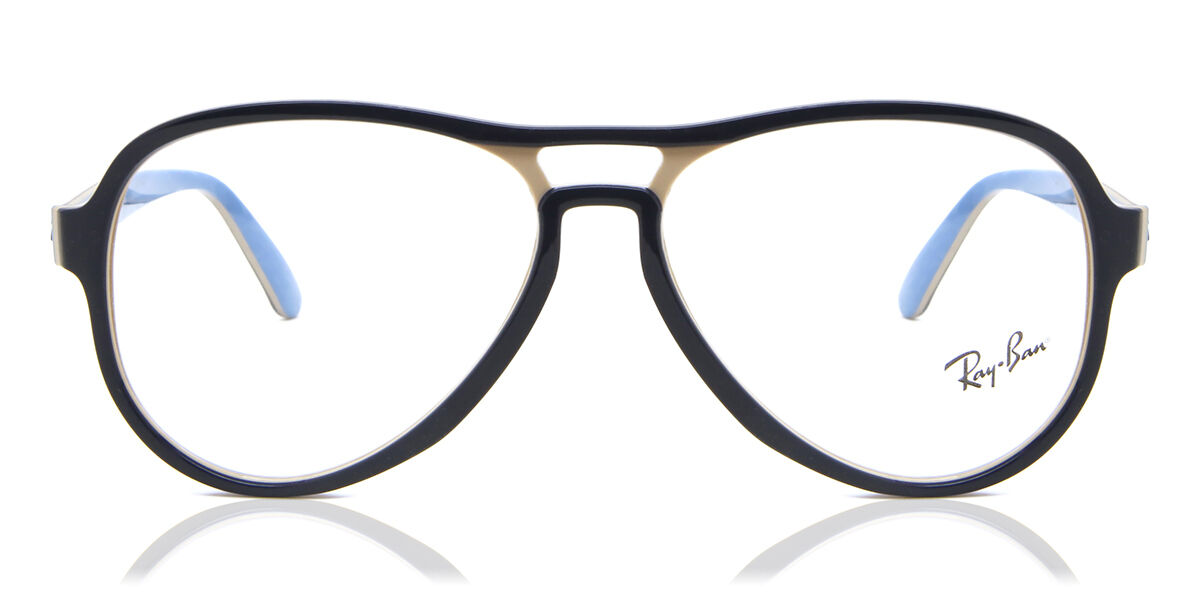 Photos - Glasses & Contact Lenses Ray-Ban RX4355V Vagabond 8134 Men's Eyeglasses Blue Size 55 (Frame 