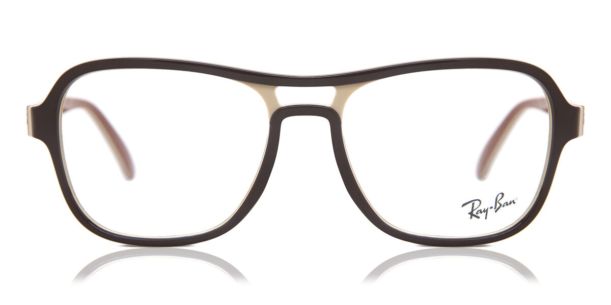 Ray-Ban RX4356V Stateside 8135 Eyeglasses in Dark Brown ...