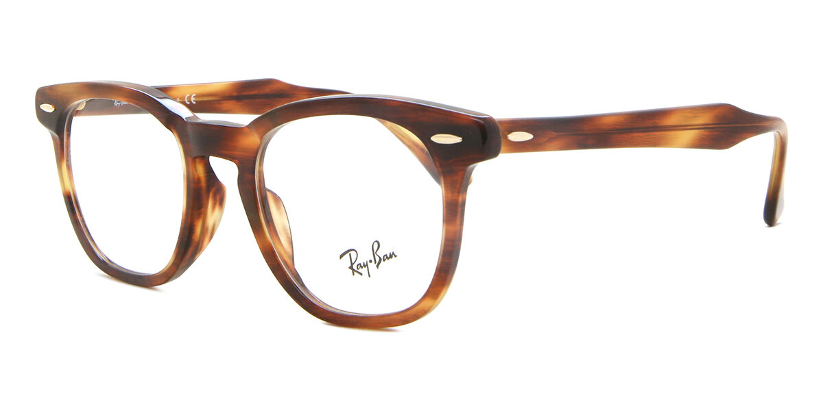 Ray-Ban RX5398F Hawkeye Asian Fit 2144 Striped Havana Eyeglasses