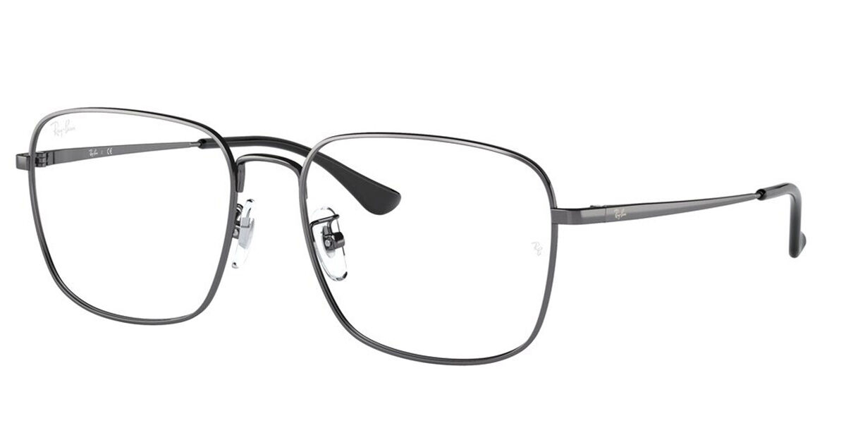 Photos - Glasses & Contact Lenses Ray-Ban RX6474D Asian Fit 2502 Men's Eyeglasses Gunmetal Size 56 ( 