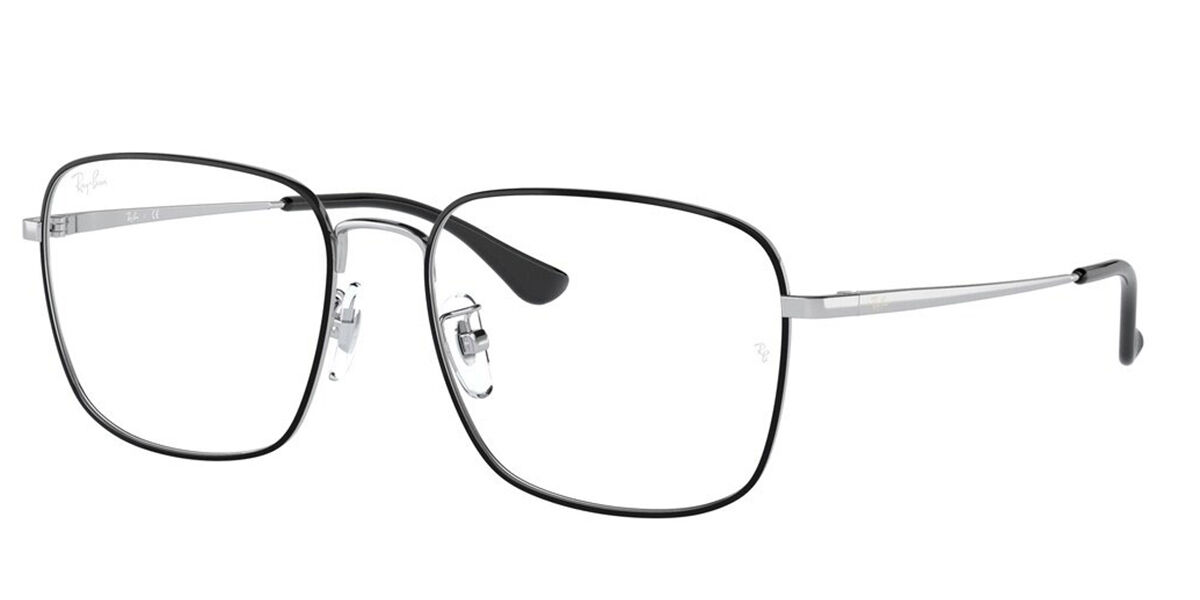 Ray-Ban RX6474D Asian Fit 2983 Glasses Black Silver | VisionDirect ...