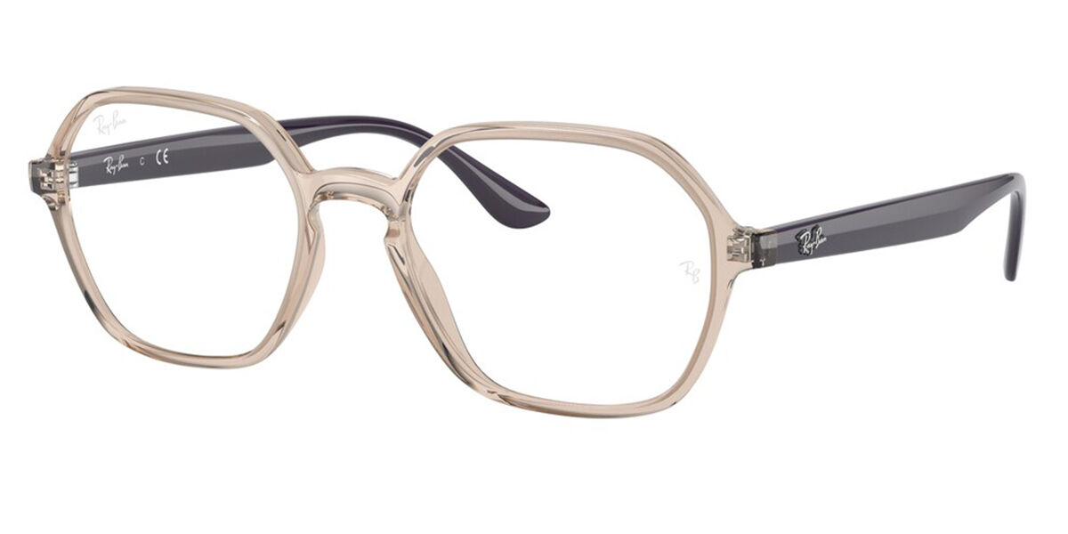 Ray-Ban RX4361V 8138 Glasses Transparent Light Brown | VisionDirect ...
