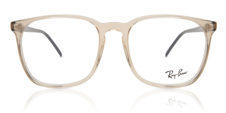 Woedend Aanleg Druppelen Ray-Ban RX5387 8138 Eyeglasses in Transparent Light Brown | SmartBuyGlasses  USA
