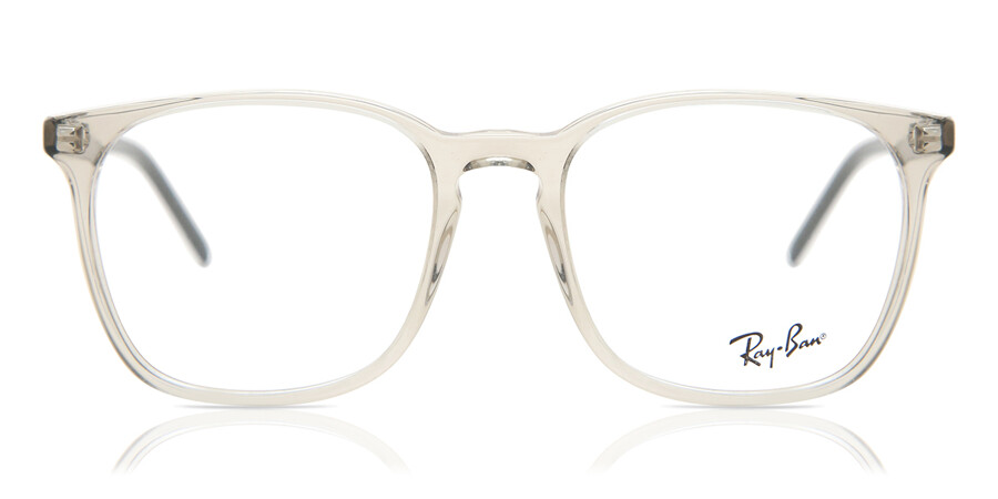 Ray-Ban RX5387 8141 Eyeglasses in Transparent Beige White | SmartBuyGlasses  USA