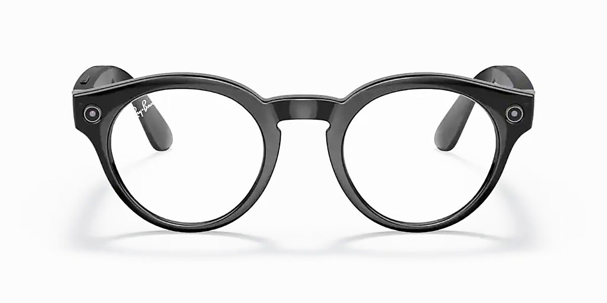 RayBan Stories RW4003/E Round 601/M4 Glasses Shiny Black