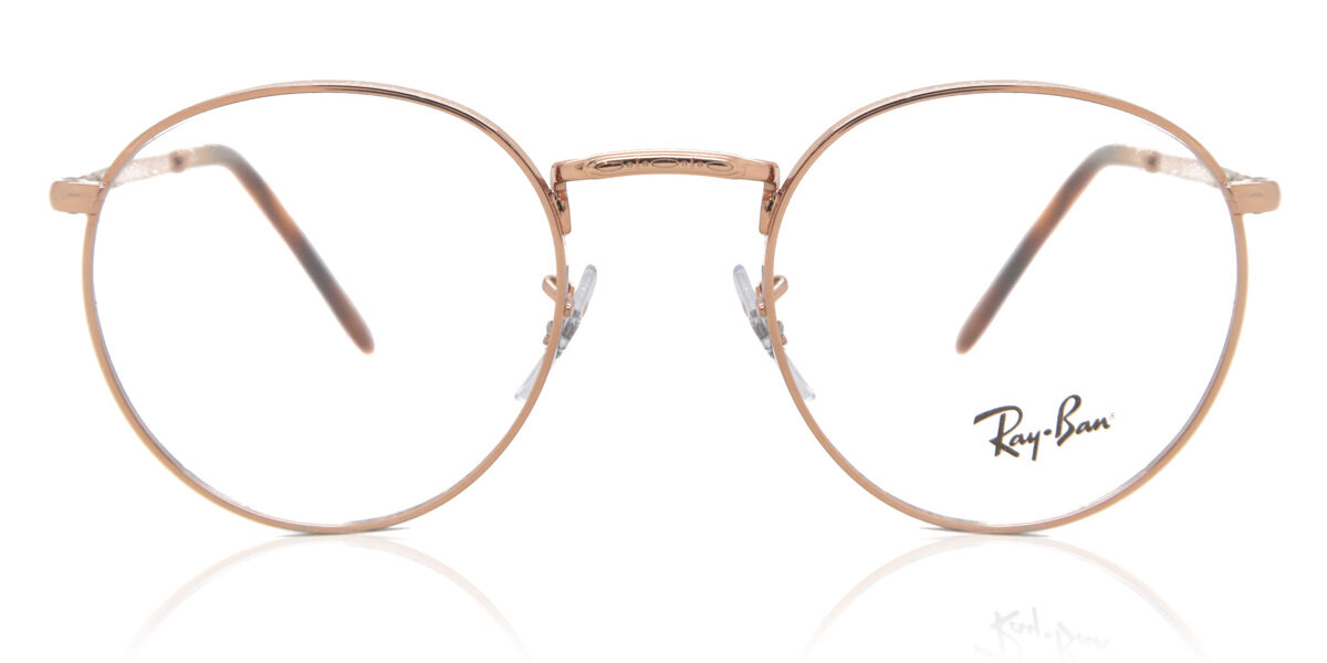 Ray Ban Rx3637v 3094 Eyeglasses In Rose Gold Smartbuyglasses Usa