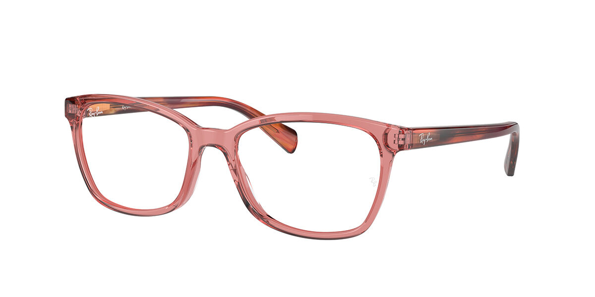 Ray-Ban RX5362 8177 Glasses Transparent Pink | SmartBuyGlasses UK