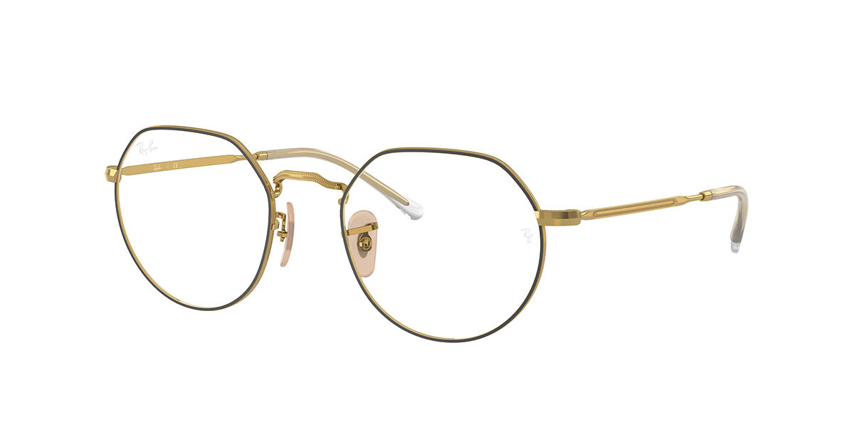 Ray-Ban RX6465 2890 Glasses Matte Black Gold | SmartBuyGlasses New Zealand