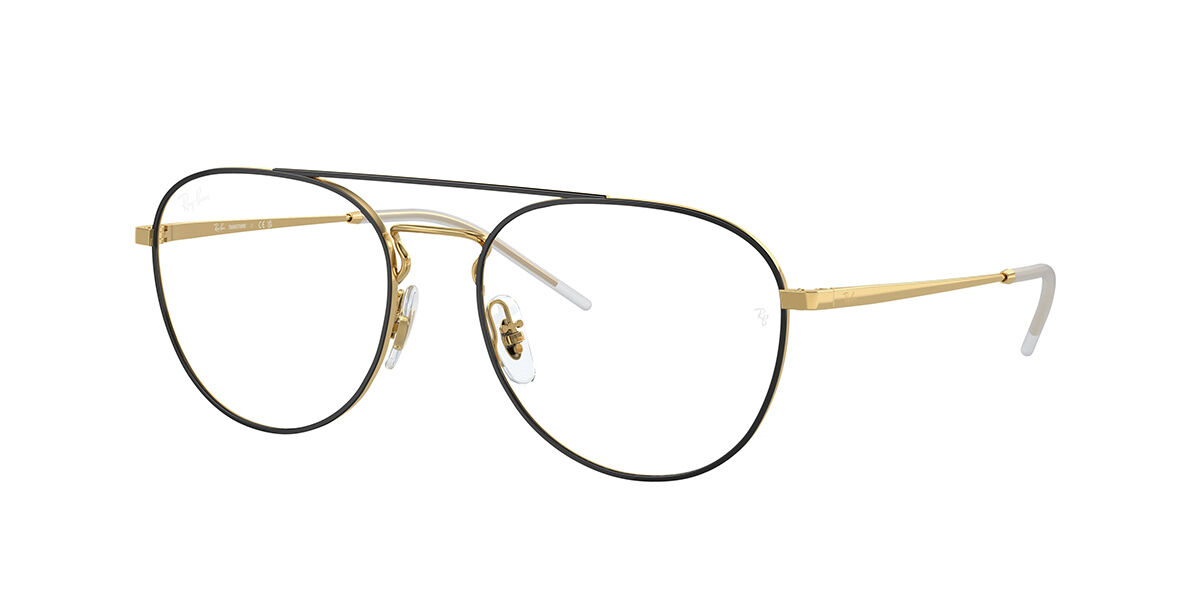 Ray Ban RB3589 9054MF Glasses Black on Gold | VisionDirect Australia