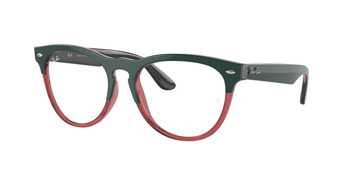 RayBan RX4471V Iris 8194 Eyeglasses in Dark Green On Transparent Light Red SmartBuyGlasses USA