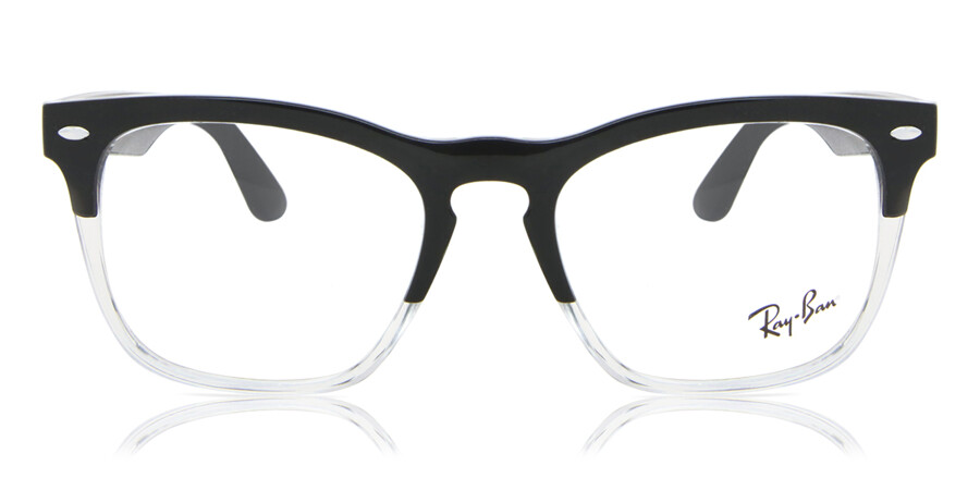 Ray Ban RX4487V Steve 8193 Glasses Black on Clear | SmartBuyGlasses UK