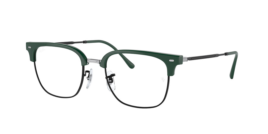 Ray Ban Rx7216 New Clubmaster 08 Eyeglasses In Green On Black Smartbuyglasses Usa
