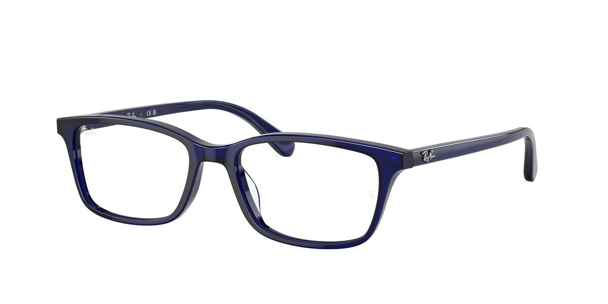 Ray-Ban RX5416D Asian Fit 5986 Eyeglasses in Transparent Dark Blue ...