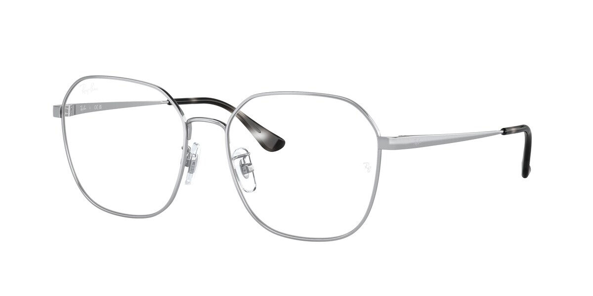 Ray Ban RX6490D Asian Fit 2501 Eyeglasses in Silver | SmartBuyGlasses USA