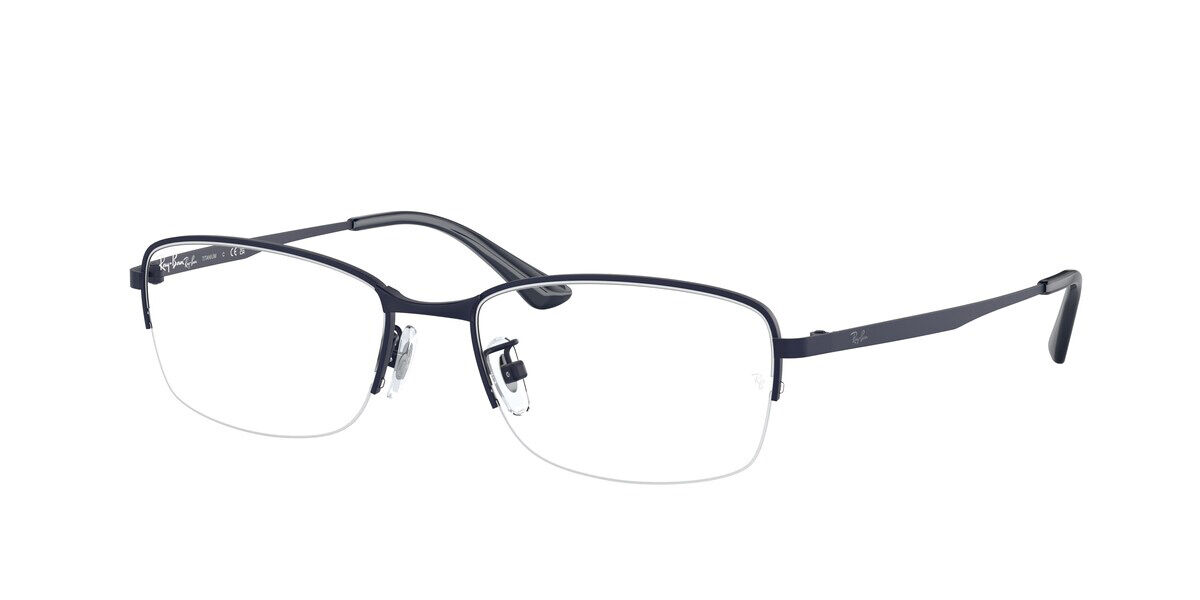 Ray-Ban RX8774D Asian Fit 1239 Glasses Matte Blue | VisionDirect Australia