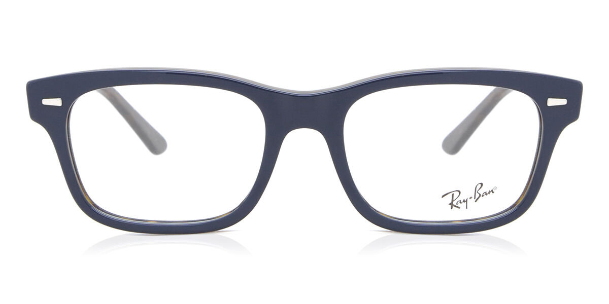 Photos - Glasses & Contact Lenses Ray-Ban RX5383 Mr Burbank 8283 Men's Eyeglasses Blue Size 54 (Fram 